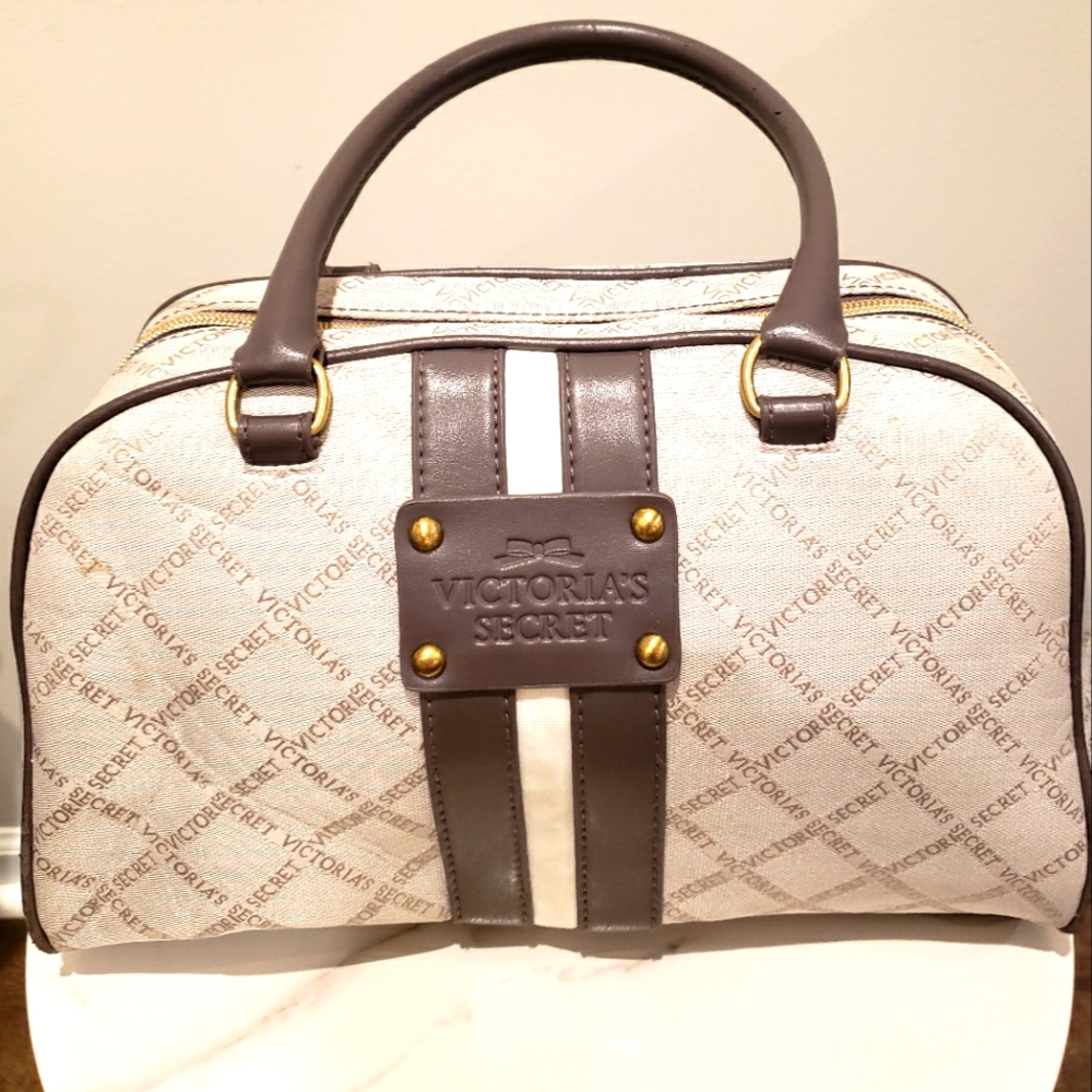 COPY - Victoria's Secret taupe satchel tote bag